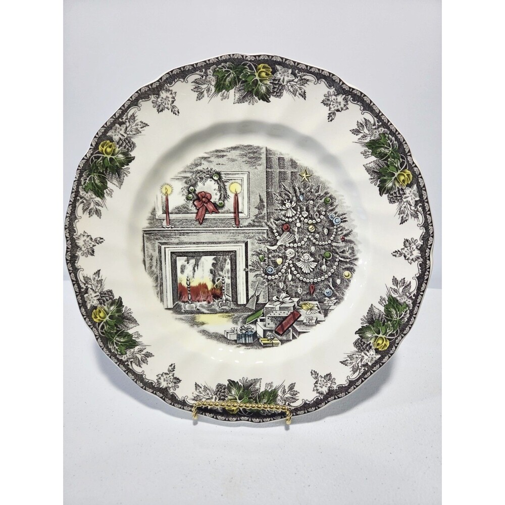 Johnson Brothers Friendly Village The Dinner Plate 996197 10.5" Christmas